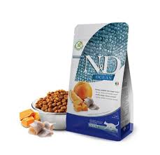 Nd Ocean Tahilsiz Portakal Balkabak Ve Ringa Balikli Yetiskin Kedi Mamasi 5 Kg