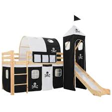 Praktisch, platzsparend und vielfältig nutzbar. Kinderhochbett Mit Rutsche