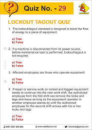 Our online health and safety trivia quizzes can be adapted to suit your requirements for taking some of the top health and safety quizzes. Lockout Tagout Questions Answers For Interview Loto Quiz E Square Alliance