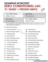The zero conditional in english grammar with examples using the zero conditional english grammar tense is a good way to improve your english, make longer sentences, and speak more like a native. Zero Conditional Interactive Exercise For 3
