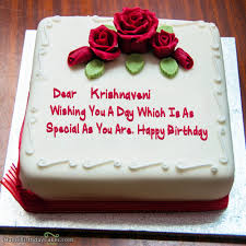 Birthday Images For Husband Download The Name Krishnaveni Is Generated On Happy Birthday Images Download Or Share With Your Happy Birthday Wishes Cake Birthday Wishes Cake Happy Birthday Cakes
