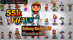 Subway Surfers gaming All Characters Buy