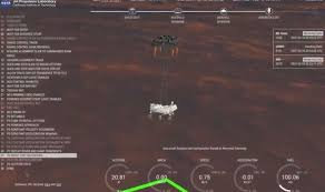 There's too much atmosphere on mars to land heavy vehicles like we do on the moon, using propulsive. Pfdp8t9pzcvhjm