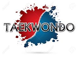 Taekwondo Font Text Graphic Vector Taekwondo Martial Arts Belt Display Martial Arts Kids