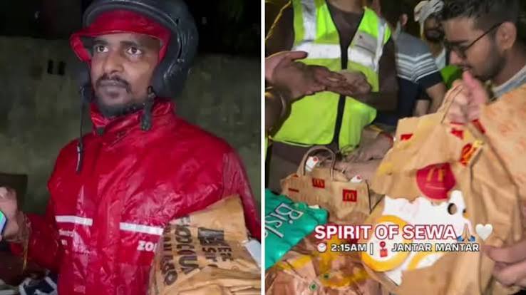 Zomato, Swiggy orders pour in for CJP protestors as strangers send meals to Delhi | Trending