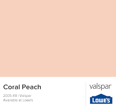 Valspar Paint Color Chip Coral Peach Valspar Paint Colors Room Paint Colors Color Chip