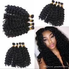 Collected directly from one maiden doner, cut in a ponytail hairstyle. Deep Wave Bulk Indian 100 Human Hair Braiding Hair Bulk 4 28inch Fast Shipping Lauriej Hair Bulk Hair Extensions Buy Hair Extensions In Bulk From Geasyhairfactory 25 35 Dhgate Com