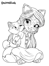 Oct 31 2019 new free coloring pages with enchantimals characters for kids. Kolorowanki 20 Enchantimals