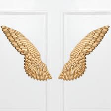 Maybe you would like to learn more about one of these? Metal Angel Wings Wall Decor In Gold Finish Furniture La Maison Chic Luxury Interiors