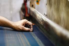 We use this term to refer to early needlework that was embroidered with silk or chenille thread on a silk (not linen, canvas, or cotton) background. Silk Weaving By Mahesh