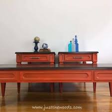See more ideas about painted furniture, diy furniture, furniture makeover. Go Bold With Orange Painted Tables Redesigned Coffee End Tables
