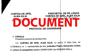 Parchetul de pe lângă curtea de apel bucureşti. Document Lazar Protocol Cu Judecatorii Ziarul National