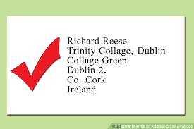 This address is shown on the cro website and available to the public. How To S Wiki 88 How To Address A Letter To Ireland