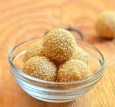 Buchi With Red Bean Filling Sesame Balls Kawaling Pinoy Recipe Buchi Recipe Recipes Panlasang Pinoy Recipe