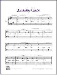 Sheet music arranged for piano/vocal/chords in f major (transposable). Amazing Grace Free Beginner Harp Sheet Music Digital Print