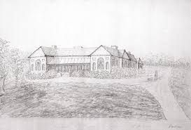 Landing at st helena's notorious airport. Napoleon S New House At Longwood St Helena On Reverse National Maritime Museum