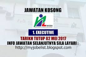 Jawatan Kosong Institut Keselamatan Dan Kesihatan Pekerjaan Negara Niosh 02 Mei 2017 Jawatan Kosong Terkini Di Institut Keselama Personal Care Person Care