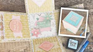 A handcrafted card is a great way to show you care, and a personal message makes it even more. Easy Exploding Box Card With Tonic Cardmaking Kit 7 Craftstash Inspiration