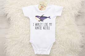 I Love My Auntie Baby Clothes Girl Or Boy Auntie Baby Shirt Etsy