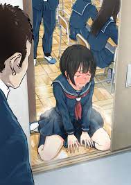 She couldn't even make it out the classroom - Omorashi Artwork - Omorashi