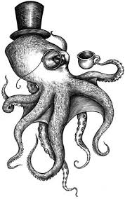 This One Would Play Well With My Alice In Wonderland Pieces As Well Octopus Tattoo Octopus Tattoos Octopus Art