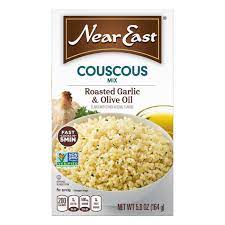 1 package near east couscous, i prefer roasted garlic & olive oil; Near East Roasted Garlic Olive Oil Couscous Mix Shop Pasta At H E B