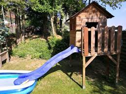 So können die kleinen mit ihren freunden z. Stelzenhaus Holzhaus Spielhaus Mit Rutsche Kinder Garten Haus In Niedersachsen Rinteln Spielzeug Fur Dr Kinder Garten Spielhaus Mit Rutsche Stelzenhaus