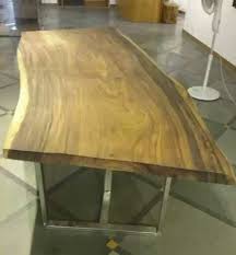 People gravitate to the live edge tables because they are 100% unique. Products Services Manufacturer From Nadia