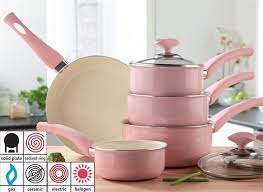 Read the success stories to learn more. Give Your Kitchen The Feminine Touch With These Cool Pink Pots And Pans Pink Pots And Pans Pink Kitchen Colorful Kitchen Accessories