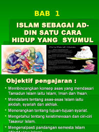 Lakum dinukum waliya din kedua, dalam soal nama dan konsep tuhan. Bab 1 1 Islam Sebagai Dustur Al Hayat