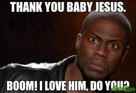 Thank you jesus for this food meme. Thank You Baby Jesus Meme Memeshappen