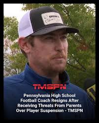 A Pennsylvania high school football program has been thrown into turmoil  after its head coach resigned midseason, citing threats from angry parents  and a lack of institutional support. Stephen Sedesse, who had