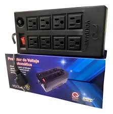 Regulador De Voltaje Automático 1800W - 8 Salidas