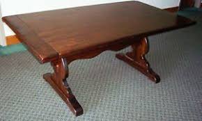 Ethan Allen Antique Pine Trestle Table Pine Dining Table Ethan Allen Furniture Pine Chairs