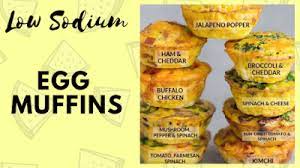 Some Great Dash Diet Low Sodium Breakfast Recipes Egg Muffins Low Sodium Breakfast Low Salt Diet Dash Diet Breakfast Recipe