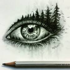 You have seen the eyes on your desktops and at the back of cars. Beautiful Eye Sketch Drawing And Photo Steemit