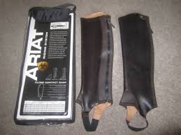 Ariat Close Contact Chaps Gaiters Clearance Chocolate Bargain