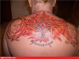 See more ideas about metallica tattoo, metallica, metallica art. Ugliest Tattoos Metallica Bad Tattoos Of Horrible Fail Situations That Are Permanent And On Your Body Funny Tattoos Bad Tattoos Horrible Tattoos Tattoo Fail Cheezburger