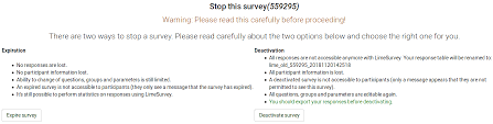 How to write a disclaimer for a survey. Closing A Survey Limesurvey Manual