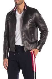Collared Leather Jacket