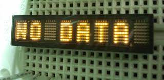 the hdsp 2131 yellow eight character 5 0 mm 0 2 inch glass ceramic intelligent 5x7 alphanumeric displays for military applications elektronik