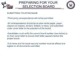 Cpo Selection Board Brief 2012 Fy2013