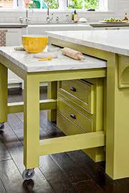 Caster wheels can be easily added to create a portable island, which can be pretty useful in a small space. Fabulous And Useful Kitchen Island On Wheels Page 14 Of 40 Womensays Com Women Blog Clever Kitchen Storage Kitchen Design Kitchen Remodel