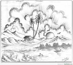 Image Result For Simple Nature Pencil Drawings Pencil Drawing Images Pencil Drawings Of Nature Pencil Drawings