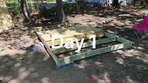 How to build a shed in 7 easy steps. Lowes Stratford 8 X 12 Shed Installation Youtube