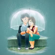 Transparent Umbrella Cartoons Love Cute Love Cartoons Love Cartoon Couple