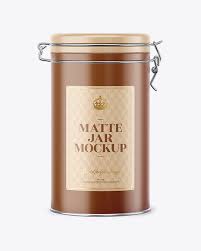 Download Matte Ceramic Jar With Locking Lid Mockup In Jar Mockups On Yellow Images Object Mockups PSD Mockup Templates