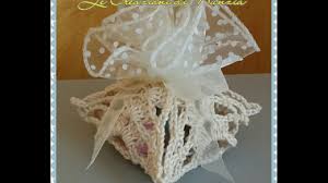 Bomboniere archivi un mare di cose. Tutorial Bomboniera Centrino Porta Confetti 1 2 By Letramecrochet