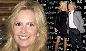 Rod Stewart and leggy Penny Lancaster attend gala performance of Once