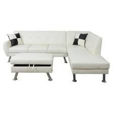 Check spelling or type a new query. Logan Collection 2 Piece Sectional Sofa Set With Bonded Leather And Left Facing Style In White Color 71 Faux Leather Sofa Sectional With Ottoman Sectional Sofa